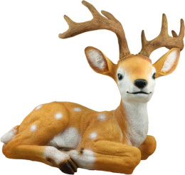 Фигурка садовая из полистоуна Олень с рогами 60х30х48см ТулаСад