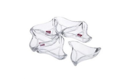 Менажница стеклянная 6 секций круглая составная Flower 250мм, в п/у Noritazeh 151101W