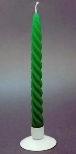 Свеча витая 60г НТС зеленый Антей-Кэндл 50707652