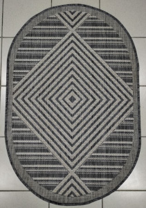 Циновка напольная Петра  80х120см овальная рис. 4254 ТО77845