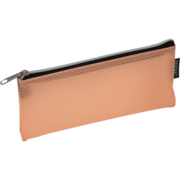 Пенал Devente плоский Armour, оранжевый неон, на молнии 7024442
