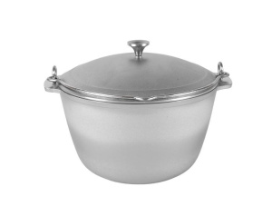 Котел походный алюминиевый литой  6,0л с крышкой Kukmara кп60