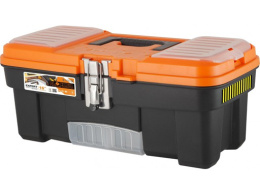 Ящик для инструментов пластиковый 16" Expert с металлическими замками 41,4х21,2х17,5см Blocker BR3930