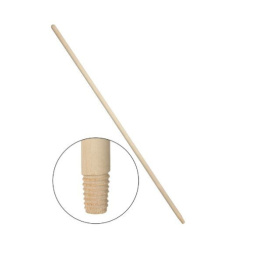 Черенок d-25 для метлы 1,2м высший сорт с резьбой сухой шлифованный