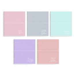 Тетрадь  48 листов Нежные цвета 68566