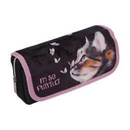Пенал Devente прямоугольный Purrfect, на молнии 7020312