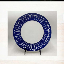 Тарелка керамическая мелкая 200мм Индиго Радужный Дом РД22437