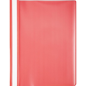 Скоросшиватель пластиковый красный ПС-200 КРАСНЫЙ