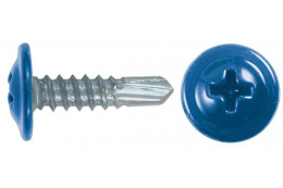 Саморез с п/ш со сверлом 4,2/13 RAL 5005 (синий) 283-42135005