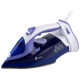 Утюг 2600Вт, керамическая подошва, LE-1807U, беспроводной, фиолетовый Leonord 108250