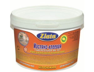 Шпатлевка масляно-клеевая 3кг Zlata