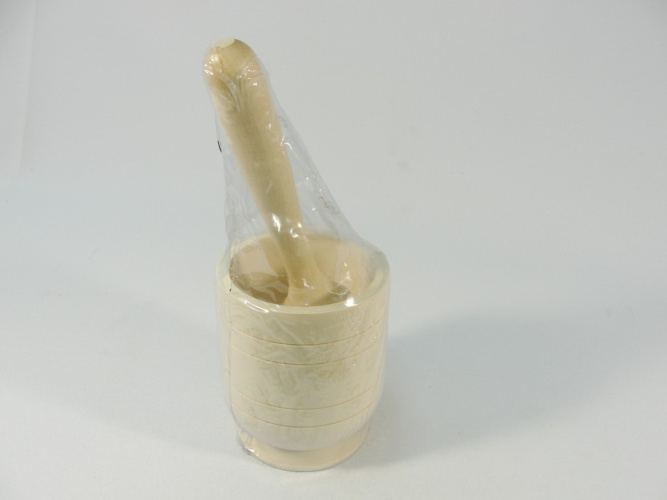 Ступка+пестик деревянная Мирхозторг 1269