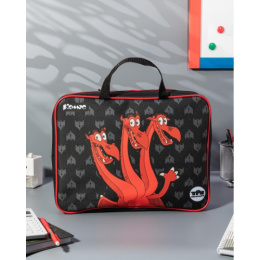 Папка для тетрадей А4 на молнии Три богатыря Горыныч ПМД-4-20,1846598