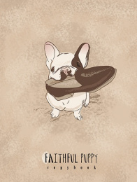 Тетрадь  48 листов Забавный щенок, гребень С0152-144