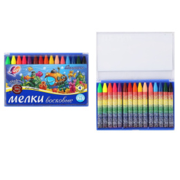 Мелки восковые 15 цветов Луч Фантазия 30С 1930-08