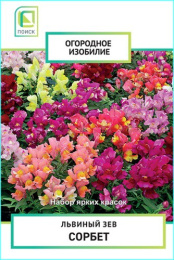 Львиный зев (Антирринум) Сорбет 0,3г цветной пакет серия Огородное изобилие Поиск