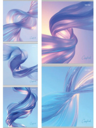 Тетрадь  48 листов Завораживающая абстракция-1 48-4298