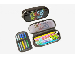 Пенал Devente овальный Game, с внутренним органайзером-створкой 7023208