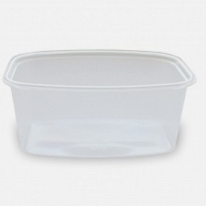Контейнер одноразовый пластиковый с крышкой 138х102мм  500мл Юпласт ЮУПМ3315