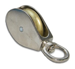 Блок  одинарный металл,d 20 мм, для мет. троса,3/4 9-23-3,4