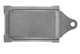 Печная задвижка чугунная 39х20см Балезинский ЛМЗ ЗВ-ЗУ (ЗВ-3)