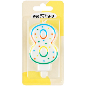 Свеча-цифра 8 Meshu MS_32391