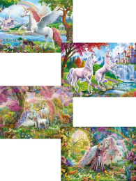 Пазлы  120 элементов Единороги №7, в ассортименте П120-2010