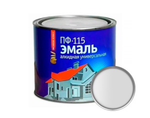 Эмаль ПФ-115 светло-серая  0,8кг (Смоленск) Р09412