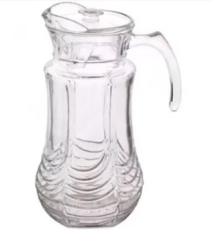 Кувшин стеклянный 1,65 л с крышкой, без упаковки КерамСтрой J4019