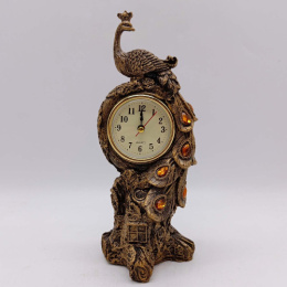 Часы настольные декоративные Павлин Радужный Дом РД16658