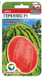 Арбуз Геркулес F1 3шт. цветной пакет Сибирский сад