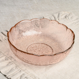 Салатник стеклянный 210мм h-70мм/935мл Пудра Декостек 5819/1-Н7