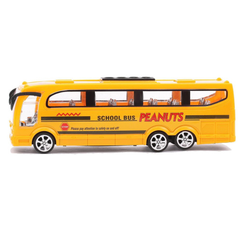 Автобус инерционный пластиковый Школьный 25х5,8х7,5см, в пакете 1011448