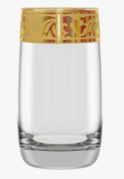 Набор стаканов стеклянных 6шт. 330мл высокие Твист, в п/у Декостек 158-ГНМ