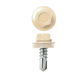 Саморез кровельный  4,8х19 RAL 1015 (светло-бежевый) Daxmer 277-101519