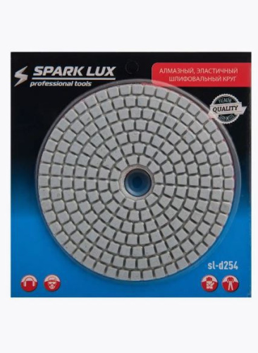 Круг алмазный абразивный эластичный d-100мм, 4х500 Spark Lux 32375