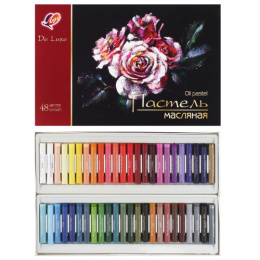 Пастель 48 цветов масляная Луч Люкс 30С 1940-08