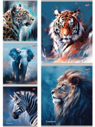 Тетрадь  48 листов Портрет зверя-1 48-5711