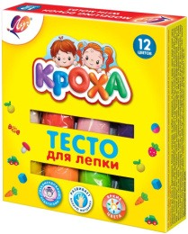 Тесто для лепки 12 цветов Луч 31С 2045-08
