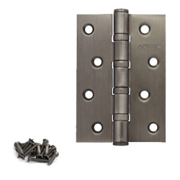 Петля врезная Apecs 100х70-B4-Steel-GRF универсальная, графит Apecs 36033