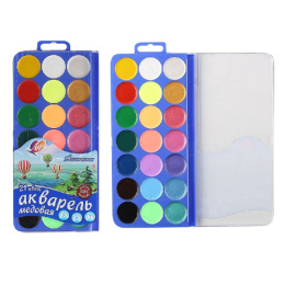 Акварель 21 цветов Луч Фантазия, без кисточки 30С 1903-08