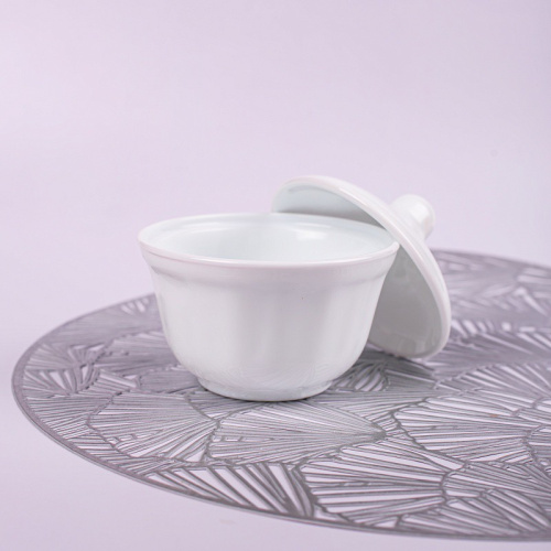 Сахарница стеклокерамическая 300мл белый Pars Opal PO-840T