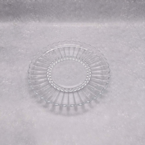 Ваза для фруктов хрустальная 295мм h-40мм Радужный Дом РД19963