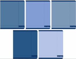 Тетрадь  48 листов Lamark Синяя гамма 128/00134908  4824-02