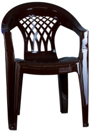 Кресло пластиковое Элегант шоколадный Ар-Пласт 11012