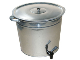 Бак оцинкованный для воды 32л с краном Меткомтрейдинг