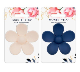 Краб для волос Monte Vita Soft touch, ассорти, 7см 457013