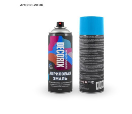 Эмаль аэрозольная 520мл светло-голубая глянцевая Decorix А20 /0101-20 DX