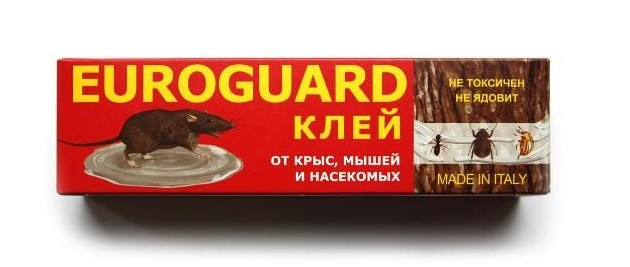 Клей для уничтожения грызунов и насекомых 135г Euroguard