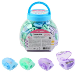 Точилка пластик с контейнером Devente Pastel 4071406